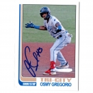 Osmy Gregorio autograph